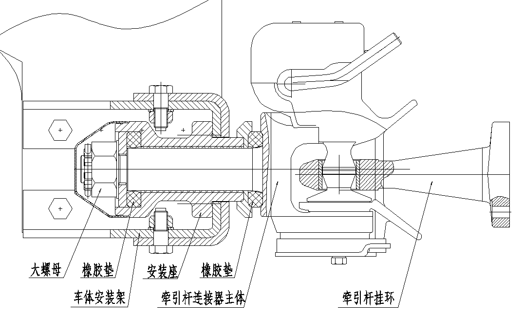 牽引桿連接器